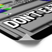 Poster If You Dont Know It Dont Eat It  (Coin)