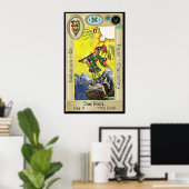 Poster Ifdawn Deepdream Tarot Key 0 ~ L'idiot (Bureau à domicile)