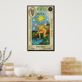 Poster Ifdawn Deepdream Tarot Key 17 ~ The Star (Cuisine)