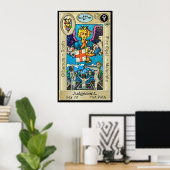 Poster Ifdawn Deepdream Tarot Key 20 ~ Jugement (Bureau à domicile)