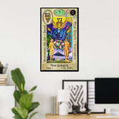 Poster Ifdawn Deepdream Tarot Key 6 ~ Les Amoureux (Bureau à domicile)
