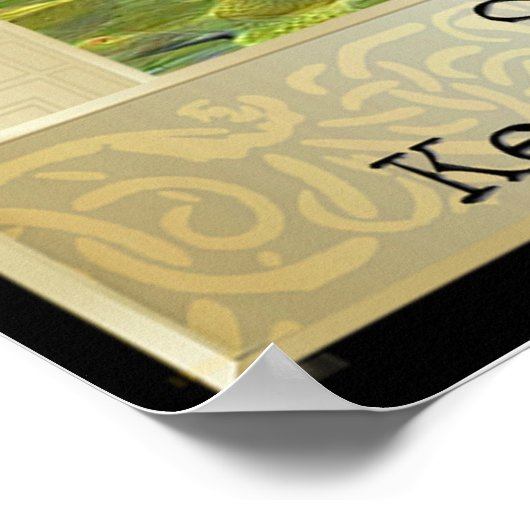 Poster Ifdawn Deepdream Tarot Key 8 ~ Force (Coin)