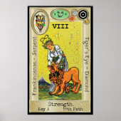 Poster Ifdawn Deepdream Tarot Key 8 ~ Force (Devant)