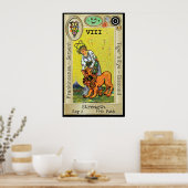 Poster Ifdawn Deepdream Tarot Key 8 ~ Force (Cuisine)