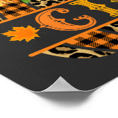 Poster IGi Pumkin Leopard Print Sunflower Buffalo Plaid (Coin)