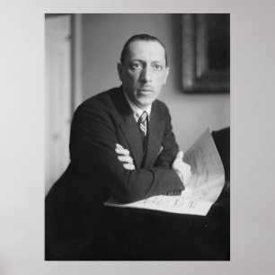 Poster Igor Stravinsky Portrait