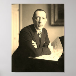 Poster Igor Stravinsky Portrait