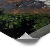 Poster Iguacu Chutes de l'air, frontière de l'Argentine e (Coin)