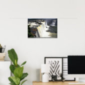 Poster Iguacu Chutes de l'air, frontière de l'Argentine e (Bureau à domicile)