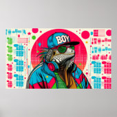 POSTER IGUANA B' BOY 9 (Devant)