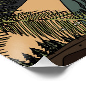 Poster Iguana dans la jungle (Coin)