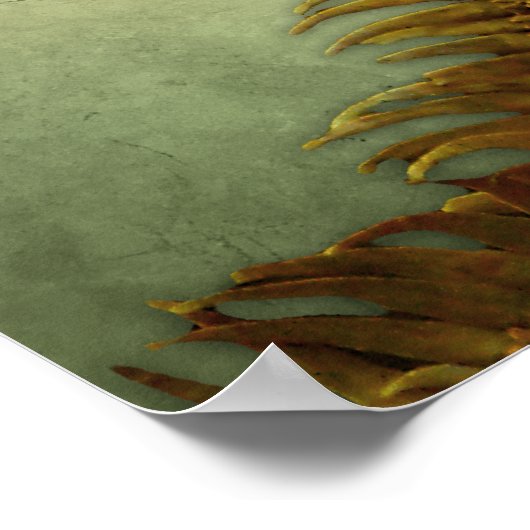 Poster Iguana verte (Coin)