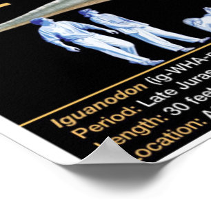 Poster Iguandon - Biologie Jurassique