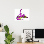Poster Iguanodon Montre Sa Beauté Naturelle. (Bureau à domicile)