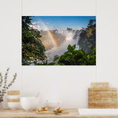 Poster Iguazú Waterfalls With Rainbow, Argentina (Cuisine)