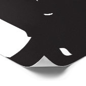 Poster II Abstrait noir (Coin)