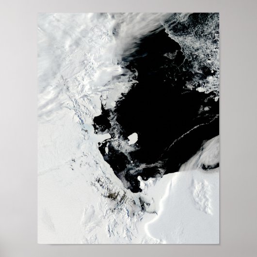 Poster Iiceberg B-15J dans la mer de Ross, Antarctique (Devant)