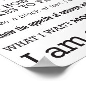 poster "Ik ben een copywriter" (Hoek)