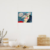 POSTER-ik ben een GRATIS SPIRIT. Poster (Keuken)