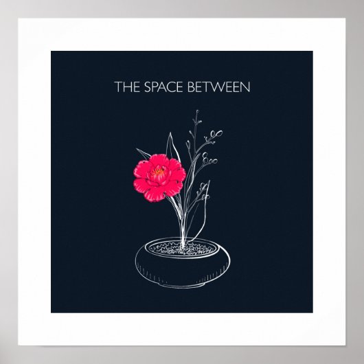 Poster Ikebana - the space between (Devant)