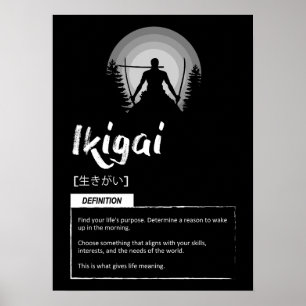 Poster Ikiagai - Le Concept Japonais Pour Réussir