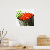Poster Ikura (Saumon Roe) Gunkan Maki Sushi (Cuisine)