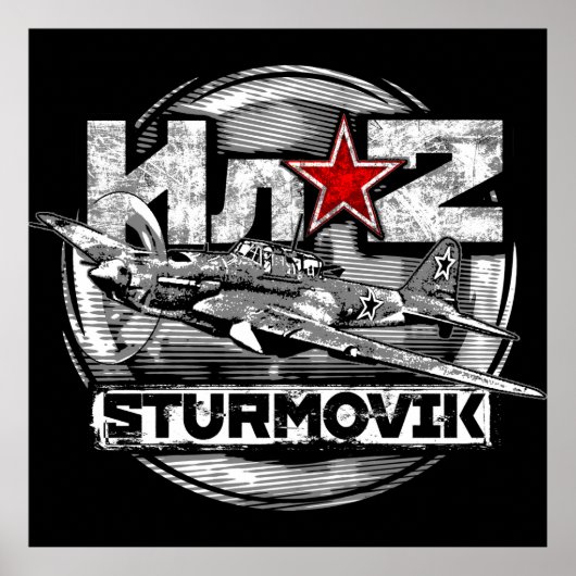 Poster Il-2 Shturmovik (Devant)