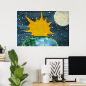POSTER IL A FAIT LE SOLEIL ET LA LUNE (Bureau à domicile)