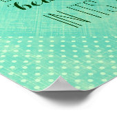 Poster Il a fait tout beau verset biblique (Coin)