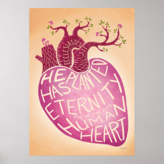 Poster Il a planté l'éternité dans le coeur humain