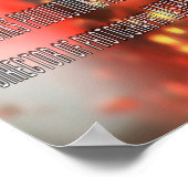 Poster Il a plu sur l'affiche du mardi (Coin)