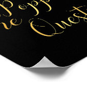 Poster Il a posé la question - Mariée Mariage Fiançailles (Coin)