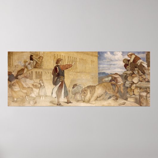 Poster Il a traité les Lions comme s'il plaisantait (Devant)