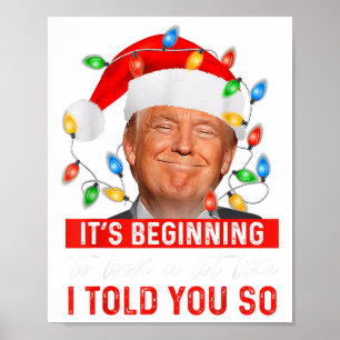 Poster Il Commence À Ressembler Beaucoup À Un Trump Drôle