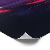 Poster Il Commence Par Un Rêve, Supercar Hustle Motivatio (Coin)