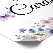 Poster Il donne des papillons Fête des mariées Cadeaux & (Coin)