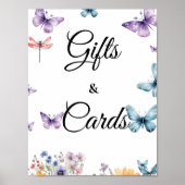 Poster Il donne des papillons Fête des mariées Cadeaux & (Devant)