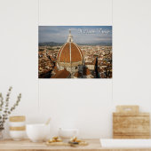 Poster Il Duomo - Florence (Cuisine)