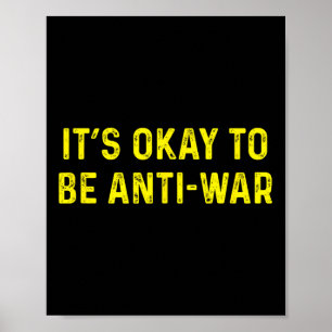 Poster Il Est Bon D'Être Anti Guerre Anarchiste Pacifiste