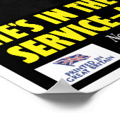 Poster Il est dans le service silencieux - n'est-ce pas ? (Coin)