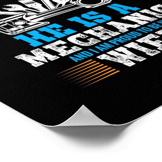 Poster Il Est Mécanicien (Coin)