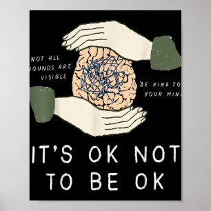Poster Il Est Ok De Ne Pas Être D'Accord Sensibilisation