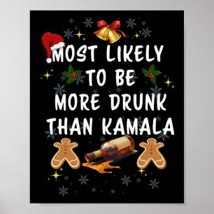 Poster Il Est Probable Que L'Élection De Kamala Soit Plus