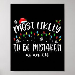 Poster Il Est Probable Qu'On Se Trompe En Tant Qu'Elf_ Fa