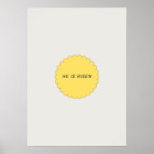 Poster Il Est Ressuscité (Devant)