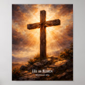 Poster Il Est Ressuscité Christian Easter (Devant)