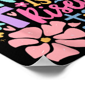 Poster Il est ressuscité Croix de Pâques Coquette Jésus c (Coin)