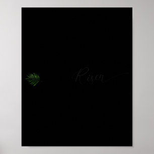 Poster Il est ressuscité feuille de palmier 3 croix minim