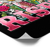 Poster Il Est Ressuscité Léopard Joyeux Joyeux Fête de Pâ (Coin)