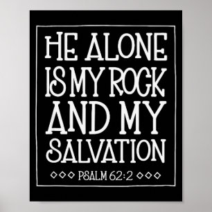 Poster Il est seul mon rocher et mon salut Psaume 62_2
